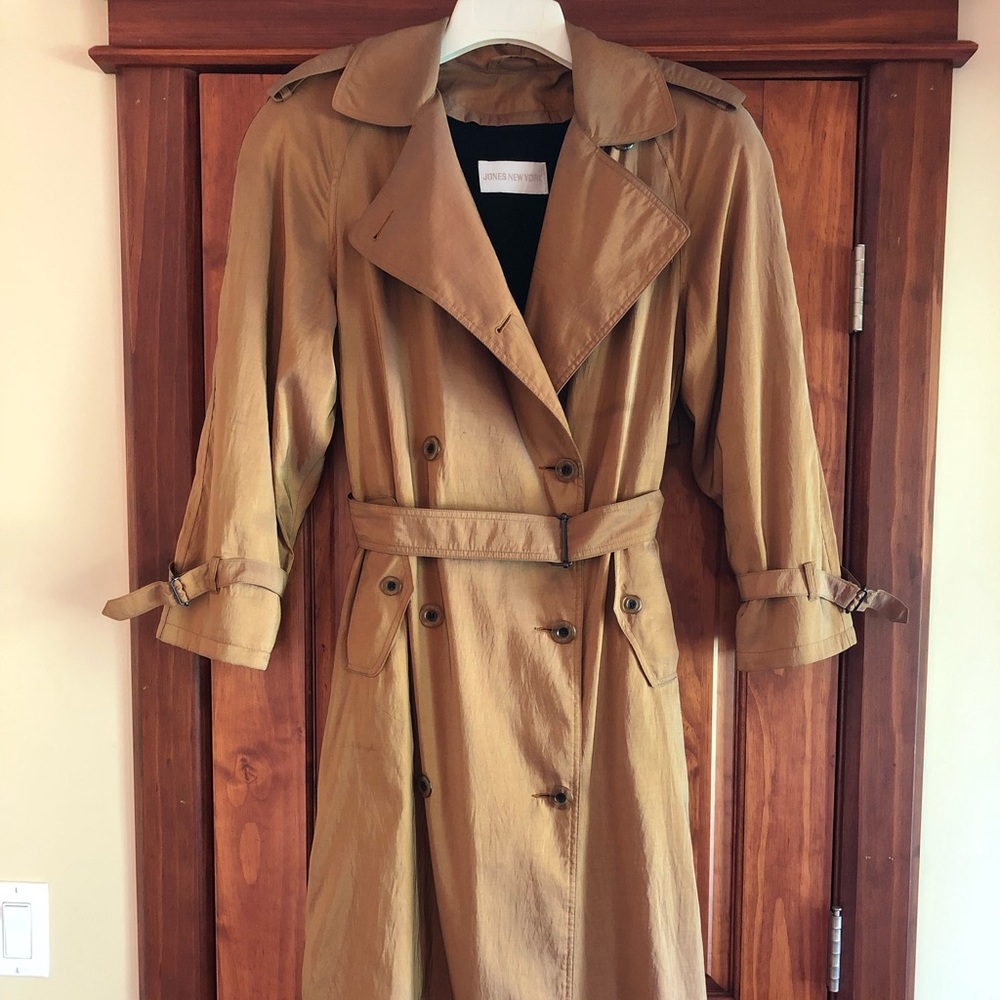 Women’s Jones of New York long wool lined raincoat